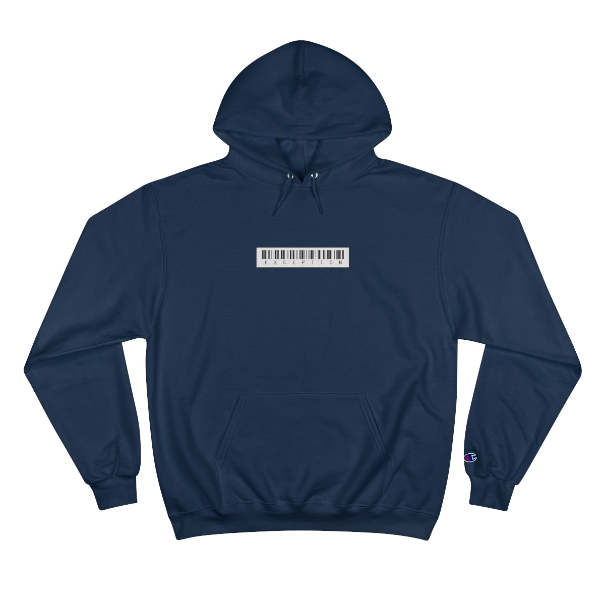 Champion Hoodie White Exception Barcode Exception Nadiem